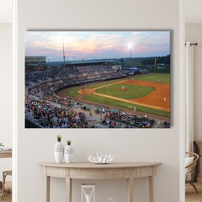 Jackson Field in Lansing, Stadium Canvas, Sport Art, Gift for him, Man Cave Decor, Art Print, Canvas Print Wall Art