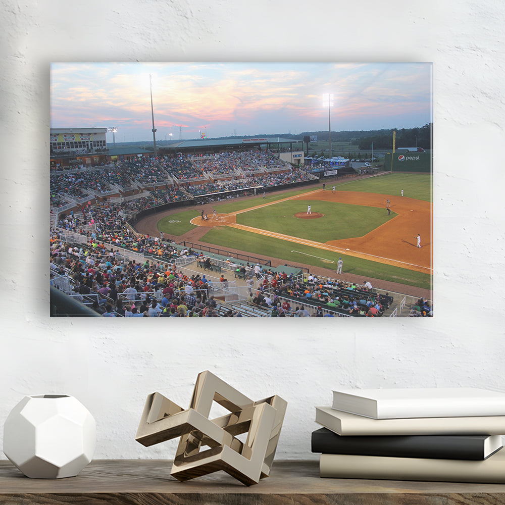 Jackson Field in Lansing, Stadium Canvas, Sport Art, Gift for him, Man Cave Decor, Art Print, Canvas Print Wall Art