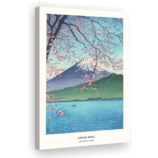 Japanese Art Print, Kawase Hasui Print, Japanese Vintage Wall Art, Mount Fuji Wall Art Decor, Canvas Print, Canvas Decor