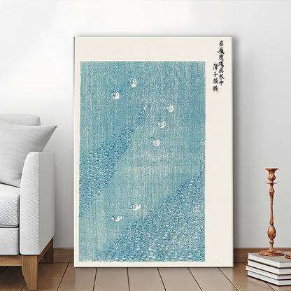 Japanese Vintage Woodblock Print By Taguchi Tomoki, Japanese Vintage Art, Japanese Woodblock Print, Canvas Print, Canvas Decor