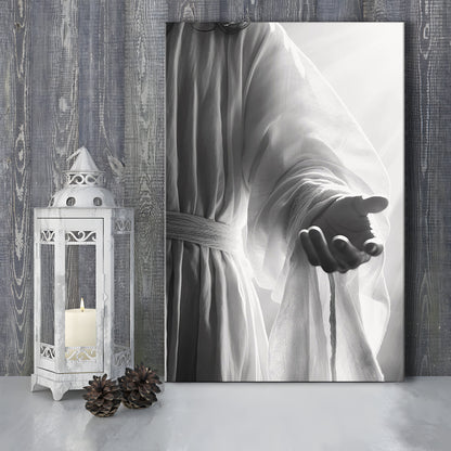 Jesus Art Print Modern Black and White Religious Gift!, Canvas Print Wall Art, Wall Decor, Painting Canvas