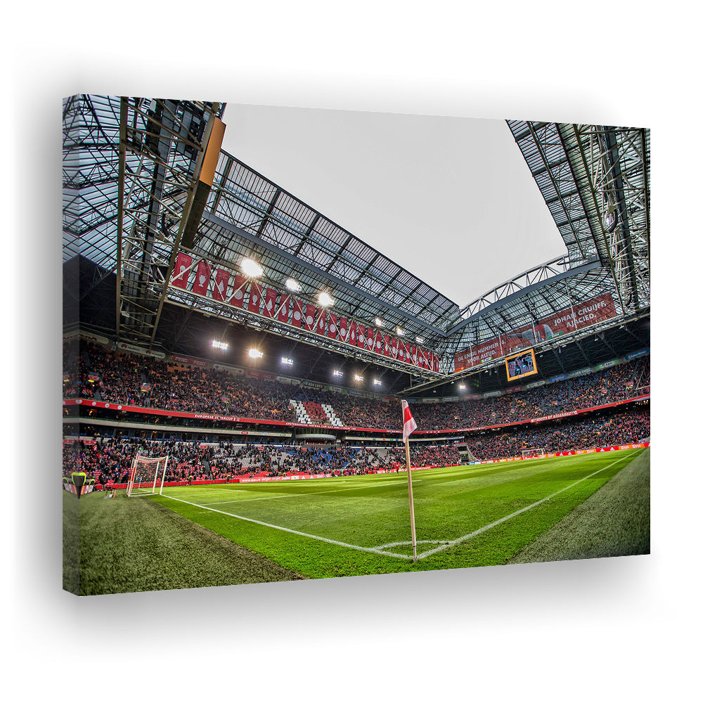 Johan Cruijff Arena, Stadium Canvas, Sport Art, Gift for him, Man Cave Decor, Art Print, Canvas Print Wall Art