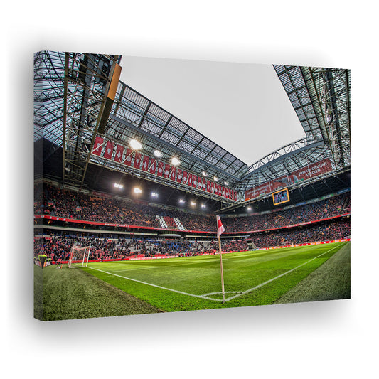 Johan Cruijff Arena, Stadium Canvas, Sport Art, Gift for him, Man Cave Decor, Art Print, Canvas Print Wall Art