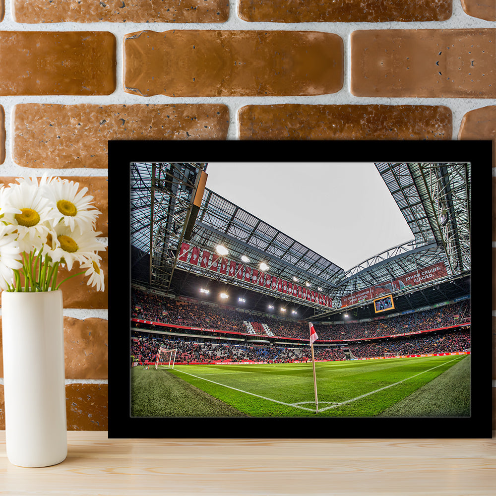 Johan Cruijff Arena, Stadium Canvas, Sport Art, Gift for him, Framed Art Print Wall Decor, Picture Framed