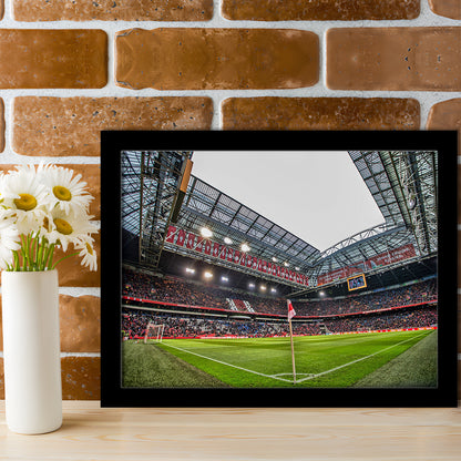 Johan Cruijff Arena, Stadium Canvas, Sport Art, Gift for him, Framed Art Print Wall Decor, Picture Framed