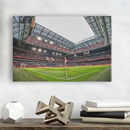 Johan Cruijff Arena, Stadium Canvas, Sport Art, Gift for him, Man Cave Decor, Art Print, Canvas Print Wall Art