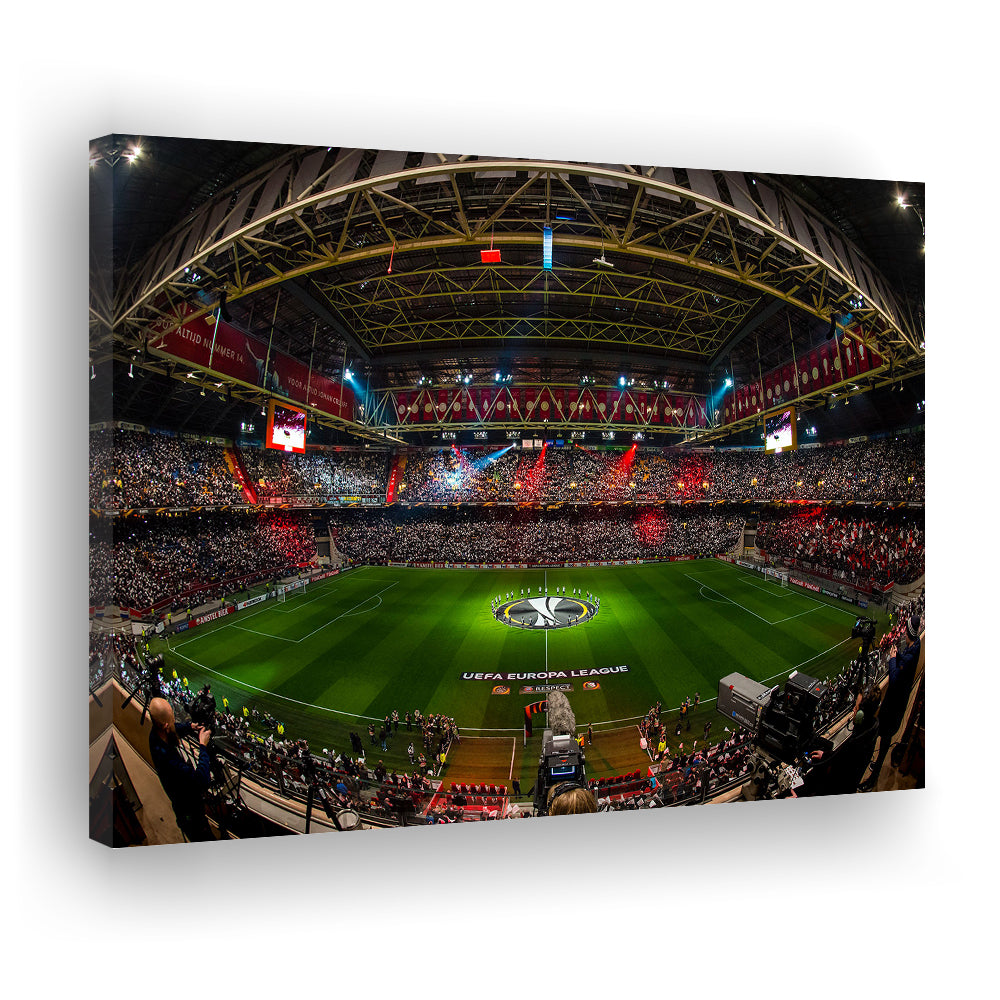 Johan Cruyff Arena Netherlands, Stadium Canvas, Sport Art, Gift for him, Man Cave Decor, Art Print, Canvas Print Wall Art