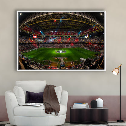Johan Cruyff Arena Netherlands, Stadium Canvas, Sport Art, Framed Canvas Print Wall Art, Floating Frame