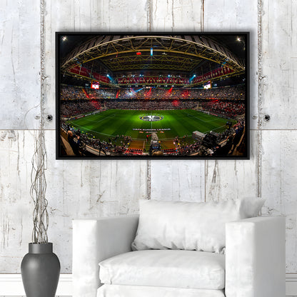 Johan Cruyff Arena Netherlands, Stadium Canvas, Sport Art, Framed Canvas Print Wall Art, Floating Frame