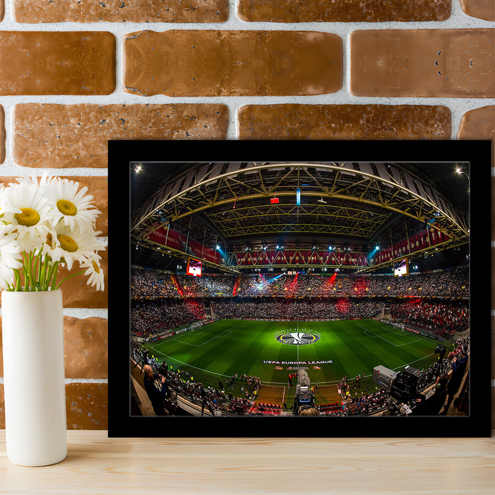Johan Cruyff Arena Netherlands, Stadium Canvas, Sport Art, Gift for him, Framed Art Print Wall Decor, Picture Framed