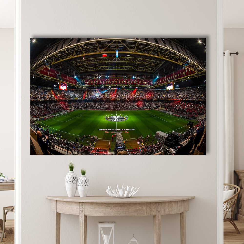 Johan Cruyff Arena Netherlands, Stadium Canvas, Sport Art, Gift for him, Man Cave Decor, Art Print, Canvas Print Wall Art