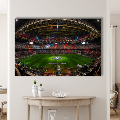 Johan Cruyff Arena Netherlands, Stadium Canvas, Sport Art, Gift for him, Man Cave Decor, Art Print, Canvas Print Wall Art