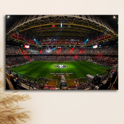 Johan Cruyff Arena Netherlands, Stadium Canvas, Sport Art, Gift for him, Man Cave Decor, Art Print, Canvas Print Wall Art