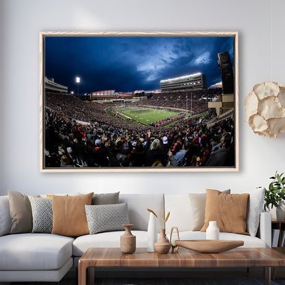 Jones At and t Stadium, Stadium Canvas, Sport Art, Framed Canvas Print Wall Art, Floating Frame