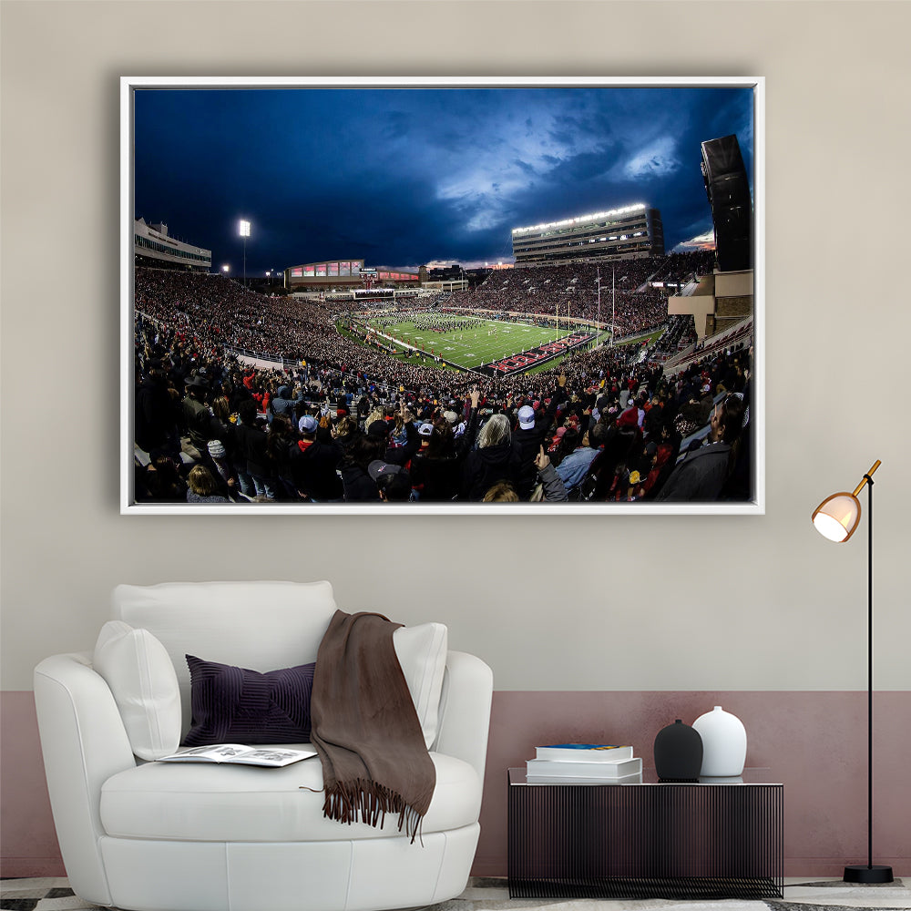 Jones At and t Stadium, Stadium Canvas, Sport Art, Framed Canvas Print Wall Art, Floating Frame