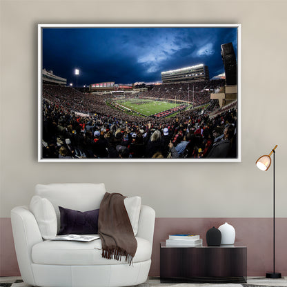 Jones At and t Stadium, Stadium Canvas, Sport Art, Framed Canvas Print Wall Art, Floating Frame