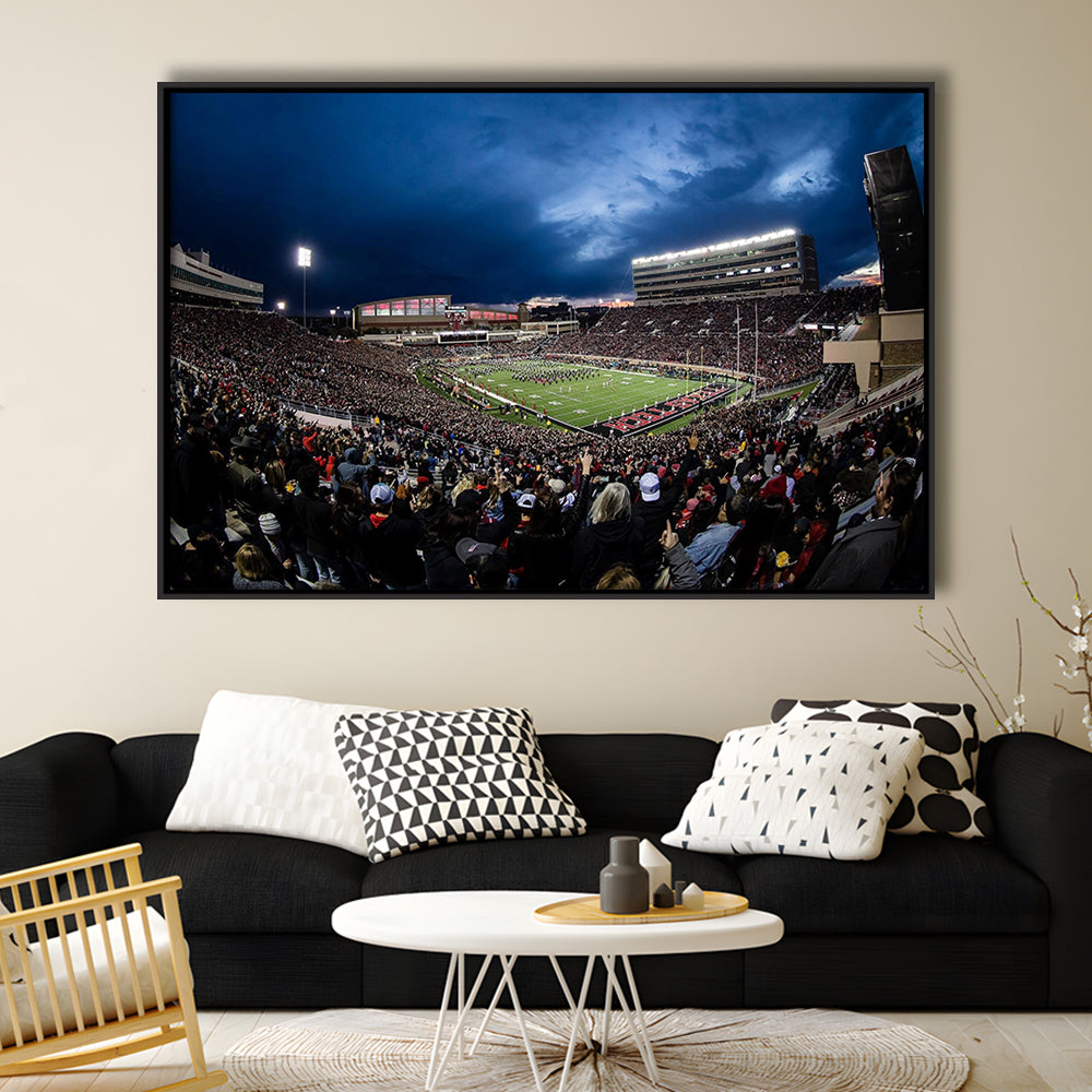 Jones At and t Stadium, Stadium Canvas, Sport Art, Framed Canvas Print Wall Art, Floating Frame