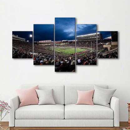 Jones At and t Stadium, Stadium Canvas, Sport Art, Gift for him, 5 Panel, Large Canvas, Canvas Print Wall Art