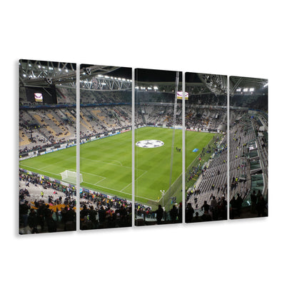 Juventus Stadium, Stadium Canvas, Sport Art, 5 Panel B, Extra Large Canvas, Canvas Print Wall Art