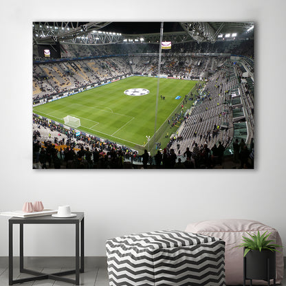 Juventus Stadium, Stadium Canvas, Sport Art, Gift for him, Man Cave Decor, Art Print, Canvas Print Wall Art