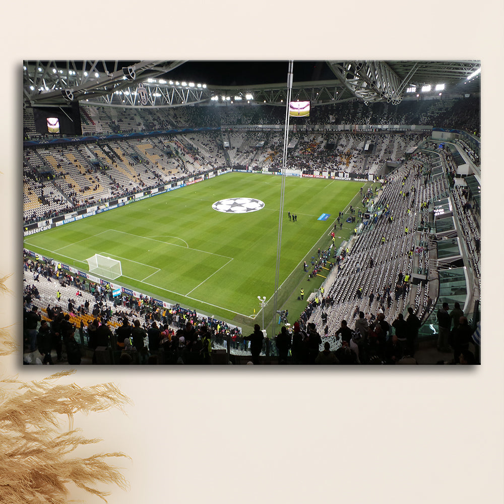 Juventus Stadium, Stadium Canvas, Sport Art, Gift for him, Man Cave Decor, Art Print, Canvas Print Wall Art