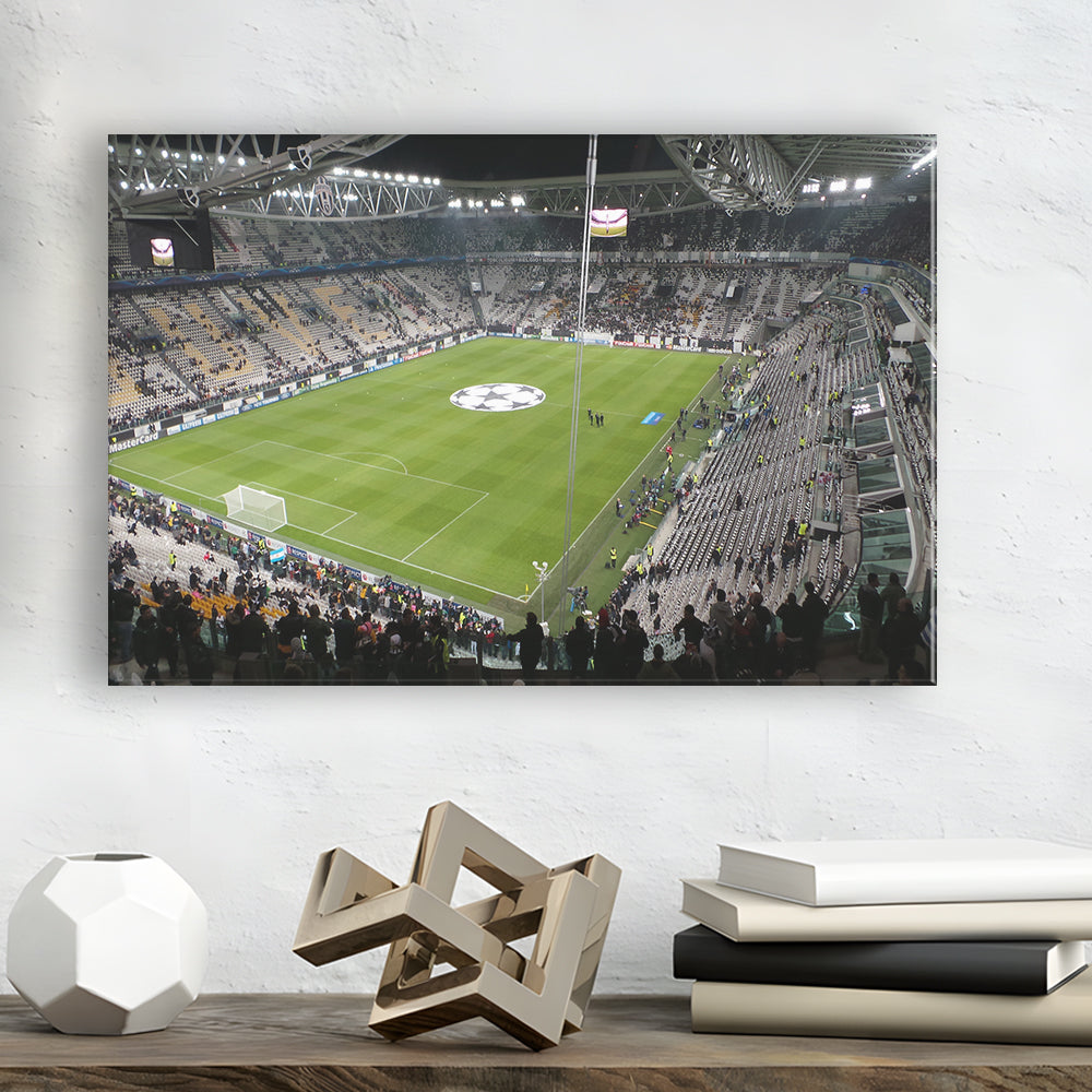 Juventus Stadium, Stadium Canvas, Sport Art, Gift for him, Man Cave Decor, Art Print, Canvas Print Wall Art