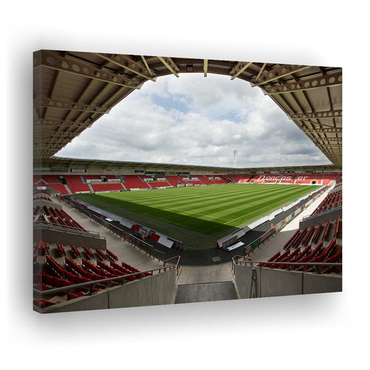 Keepmoat Stadium, Stadium Canvas, Sport Art, Gift for him, Man Cave Decor, Art Print, Canvas Print Wall Art