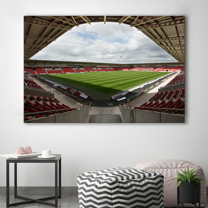Keepmoat Stadium, Stadium Canvas, Sport Art, Gift for him, Man Cave Decor, Art Print, Canvas Print Wall Art