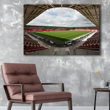 Keepmoat Stadium, Stadium Canvas, Sport Art, Gift for him, Man Cave Decor, Art Print, Canvas Print Wall Art