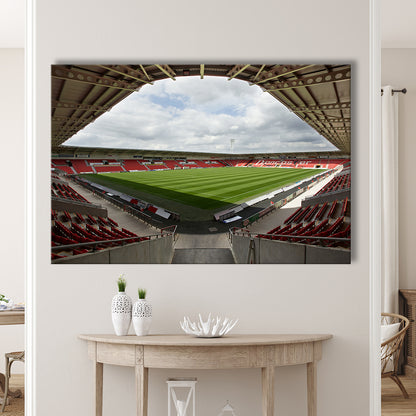 Keepmoat Stadium, Stadium Canvas, Sport Art, Gift for him, Man Cave Decor, Art Print, Canvas Print Wall Art