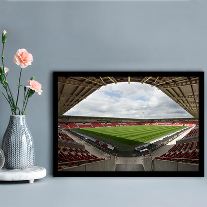 Keepmoat Stadium, Stadium Canvas, Sport Art, Gift for him, Framed Art Print Wall Decor, Picture Framed