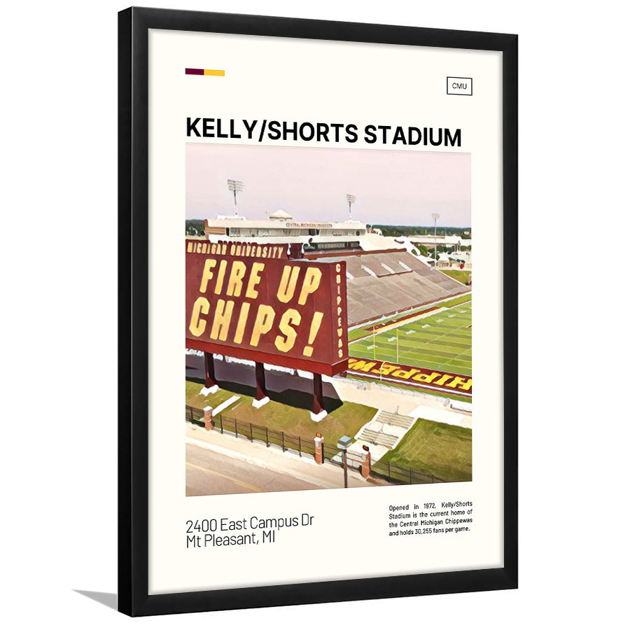 Kelly Shorts Stadium Print, Stadium Art, Gifts for him, Sport Art, Framed Art Print Wall Decor