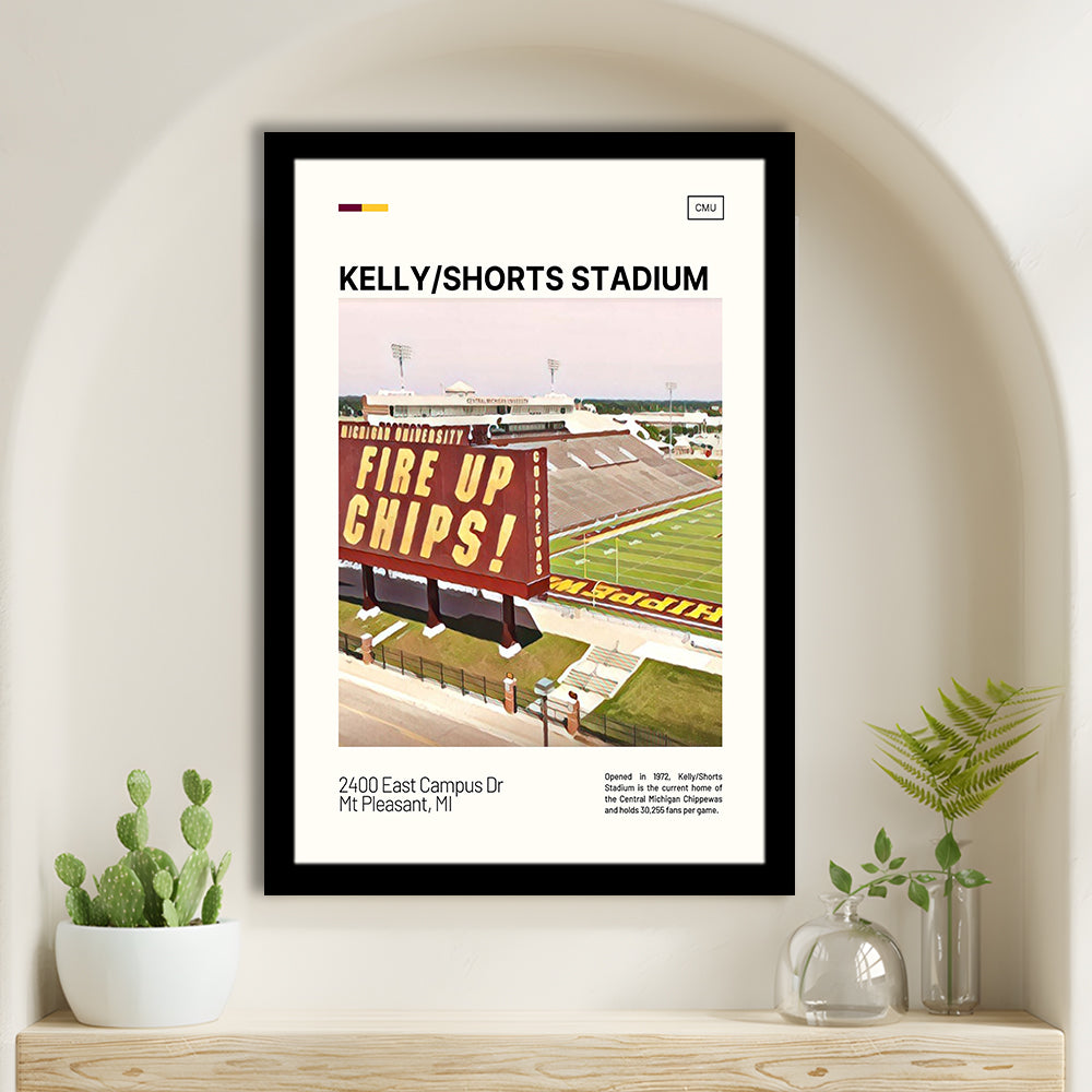Kelly Shorts Stadium Print, Stadium Art, Gifts for him, Sport Art, Framed Art Print Wall Decor