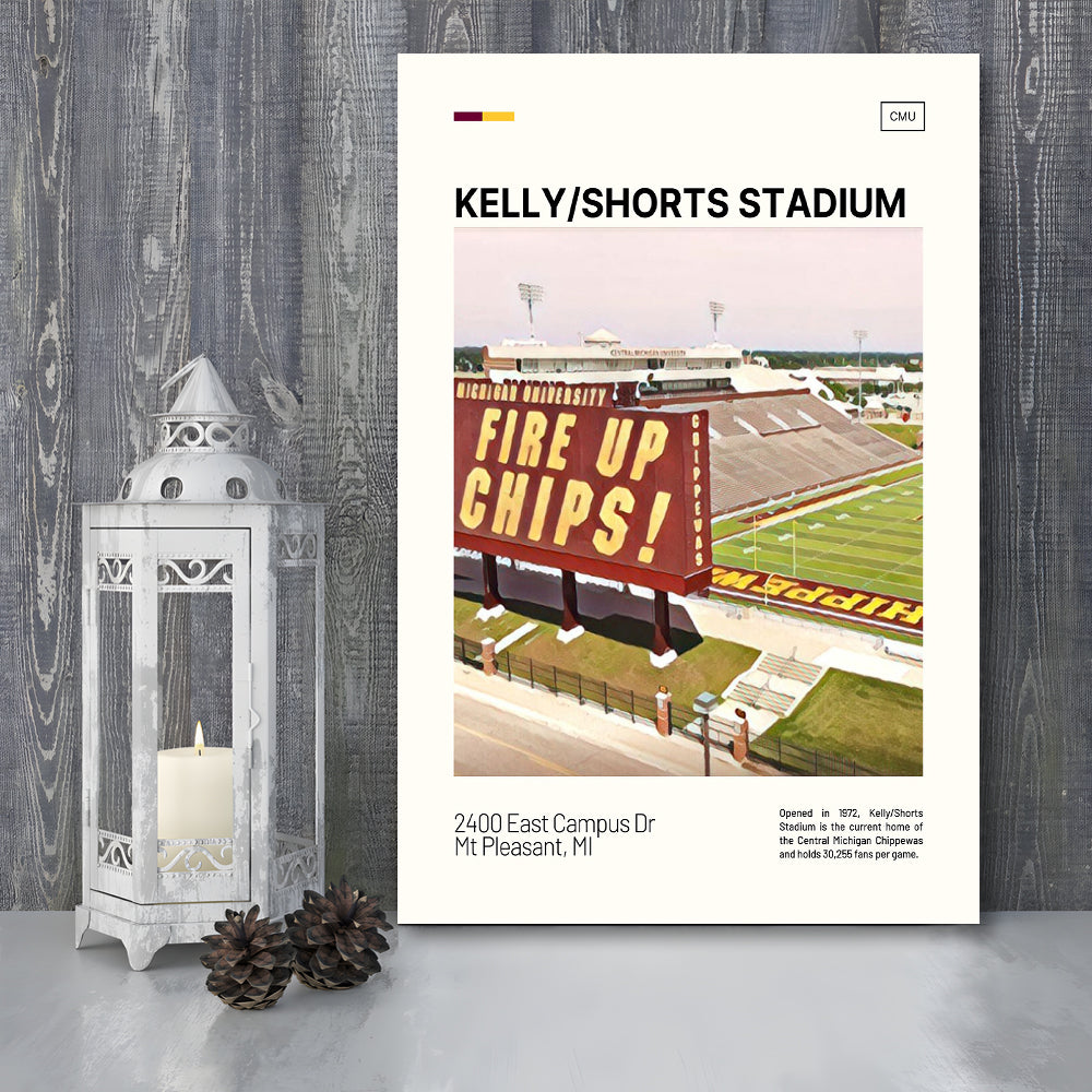 Kelly Shorts Stadium Print, Stadium Canvas Art, Fan Gifts, Sport Art, Canvas Print Wall Art