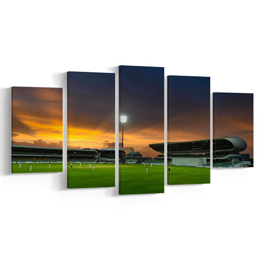 Kensington Oval, Stadium Canvas, Sport Art, Gift for him, 5 Panel, Large Canvas, Canvas Print Wall Art