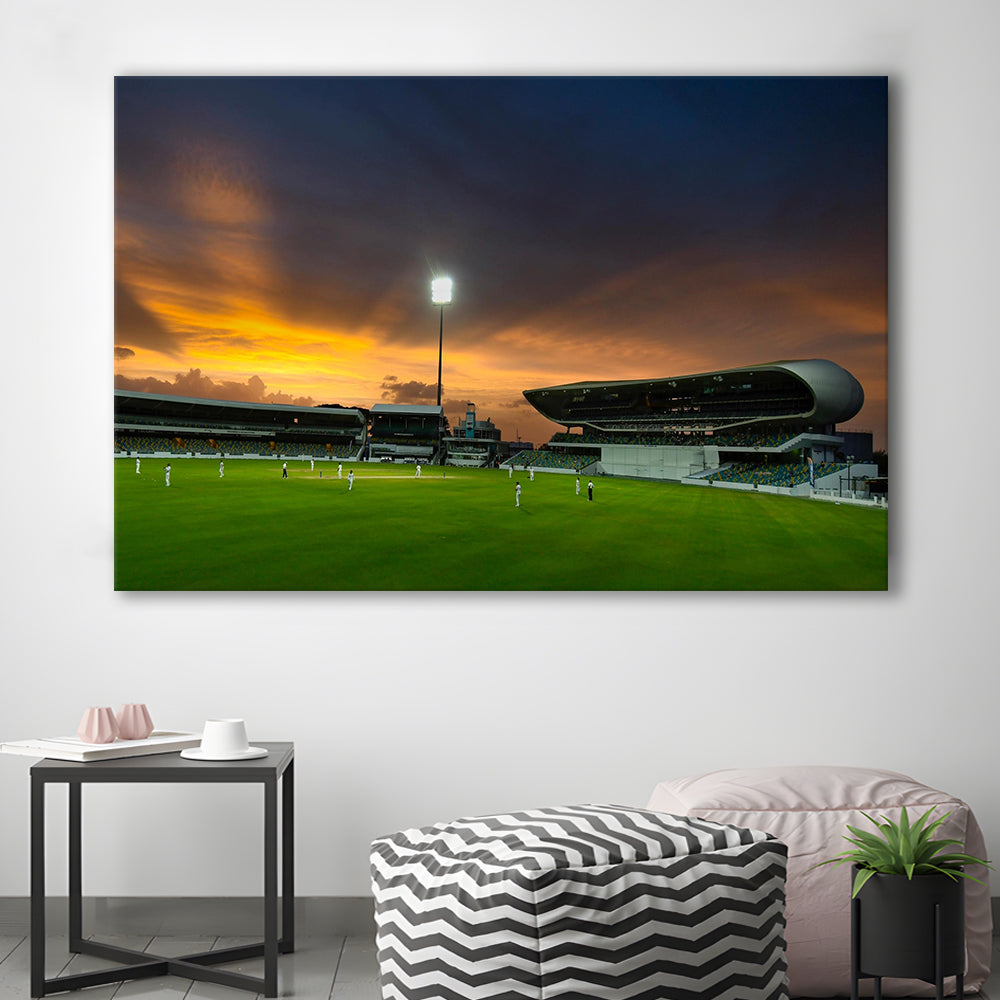 Kensington Oval, Stadium Canvas, Sport Art, Gift for him, Man Cave Decor, Art Print, Canvas Print Wall Art