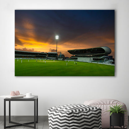 Kensington Oval, Stadium Canvas, Sport Art, Gift for him, Man Cave Decor, Art Print, Canvas Print Wall Art
