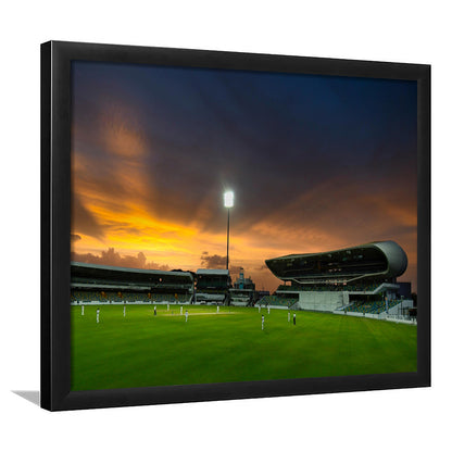 Kensington Oval, Stadium Canvas, Sport Art, Gift for him, Framed Art Print Wall Decor, Picture Framed