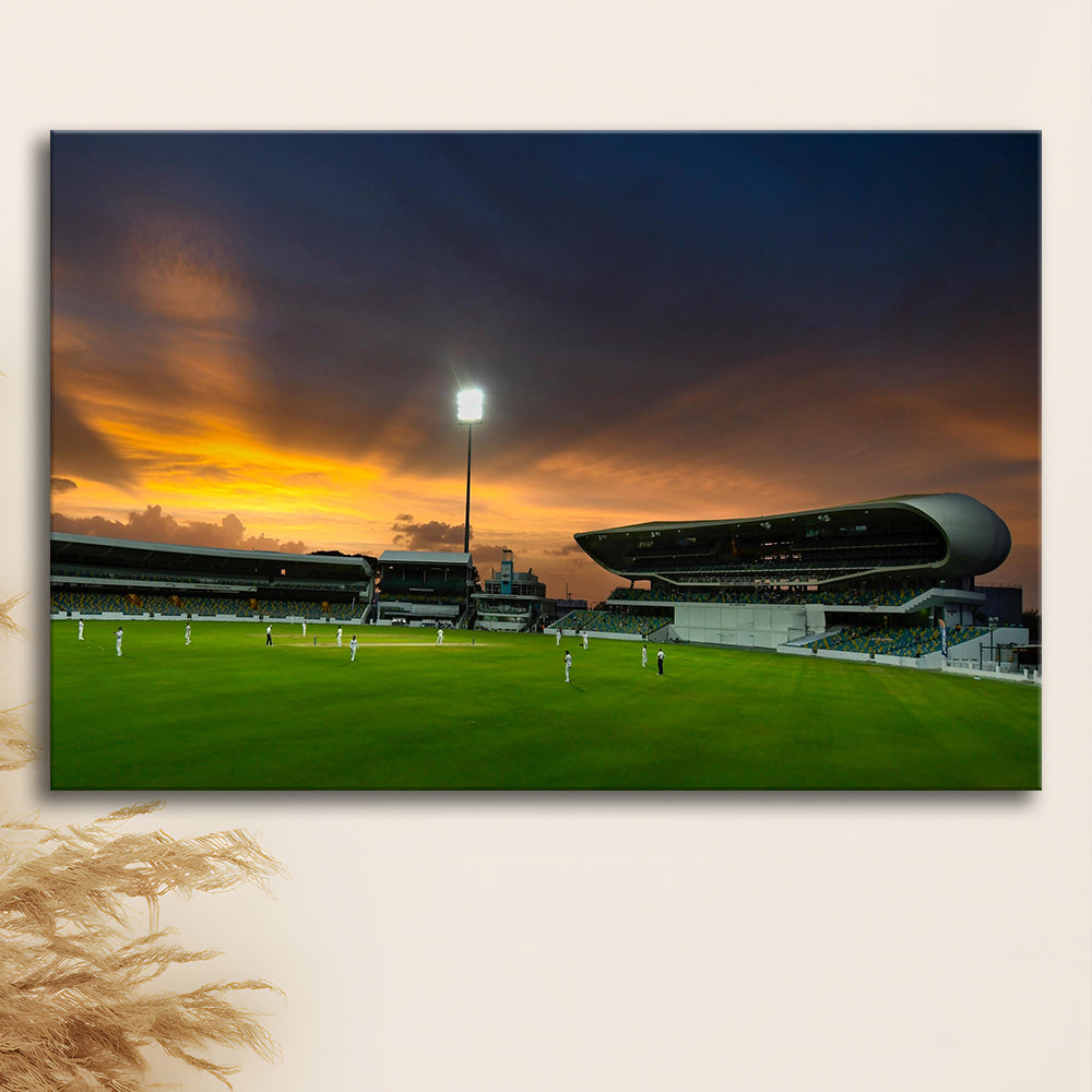 Kensington Oval, Stadium Canvas, Sport Art, Gift for him, Man Cave Decor, Art Print, Canvas Print Wall Art