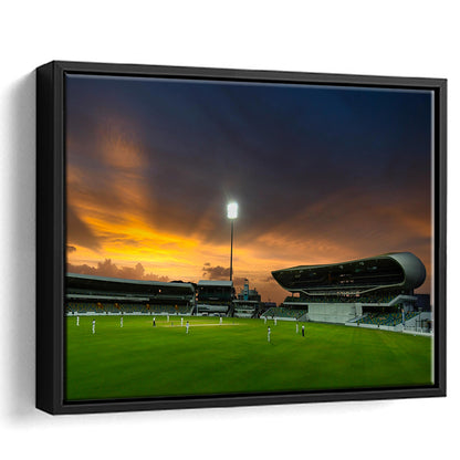 Kensington Oval, Stadium Canvas, Sport Art, Framed Canvas Print Wall Art, Floating Frame