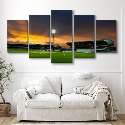 Kensington Oval, Stadium Canvas, Sport Art, Gift for him, 5 Panel, Large Canvas, Canvas Print Wall Art