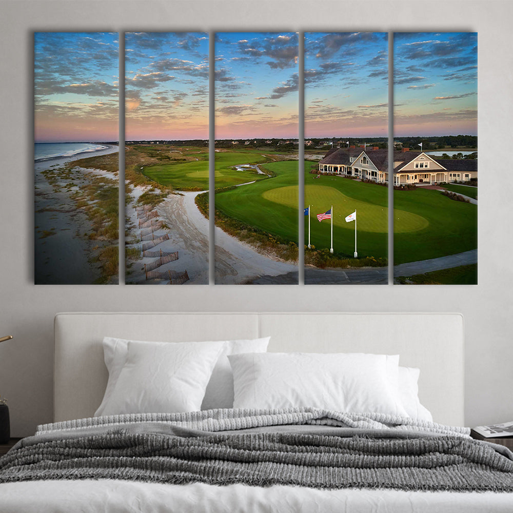 Kiawah Island Golf Resort Ocean Course, Kiawah Island, South Carolina, Extra Large Canvas Print Wall Art