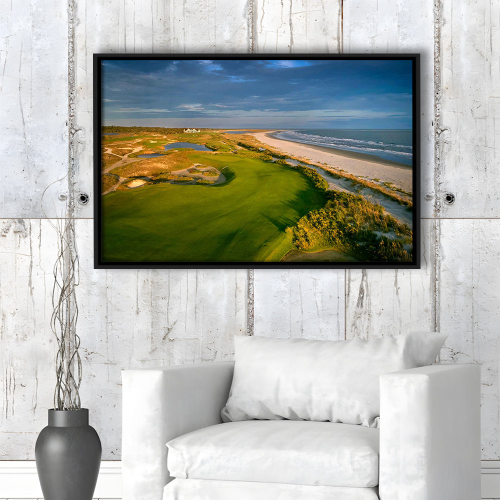 Kiawah Island Golf Resort Ocean Course, Kiawah Island, South Carolina 1, Floating Framed Canvas Print Wall Art