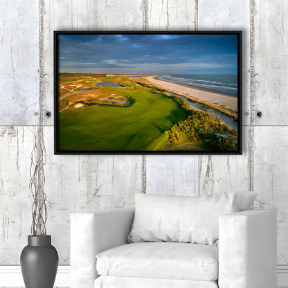 Kiawah Island Golf Resort Ocean Course, Kiawah Island, South Carolina 1, Floating Framed Canvas Print Wall Art