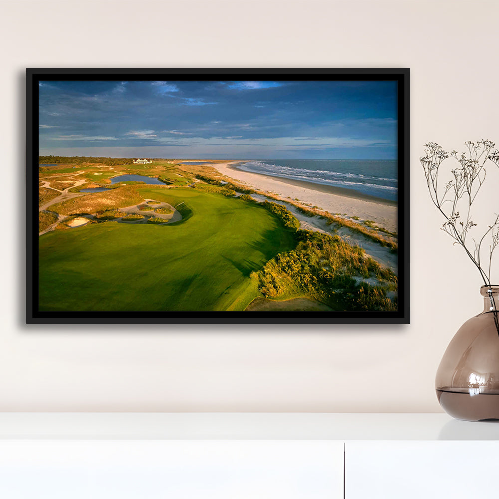 Kiawah Island Golf Resort Ocean Course, Kiawah Island, South Carolina 1, Floating Framed Canvas Print Wall Art