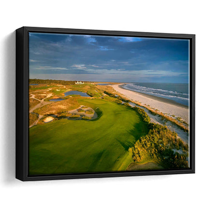 Kiawah Island Golf Resort Ocean Course, Kiawah Island, South Carolina 1, Floating Framed Canvas Print Wall Art