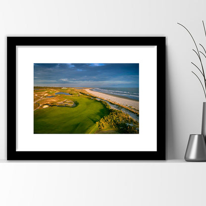 Kiawah Island Golf Resort Ocean Course, Kiawah Island, South Carolina 1, Goft Art Print, Framed Art Print White Border