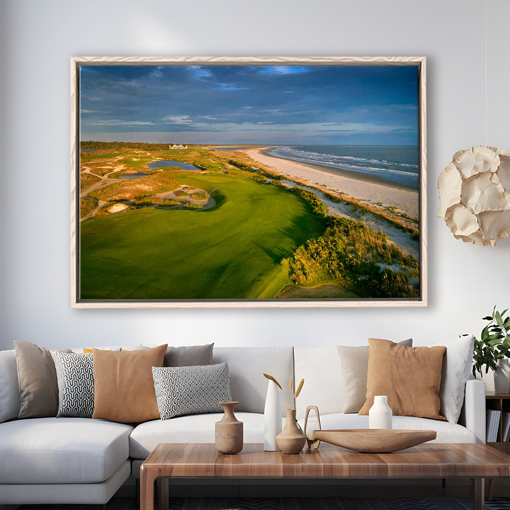 Kiawah Island Golf Resort Ocean Course, Kiawah Island, South Carolina 1, Floating Framed Canvas Print Wall Art