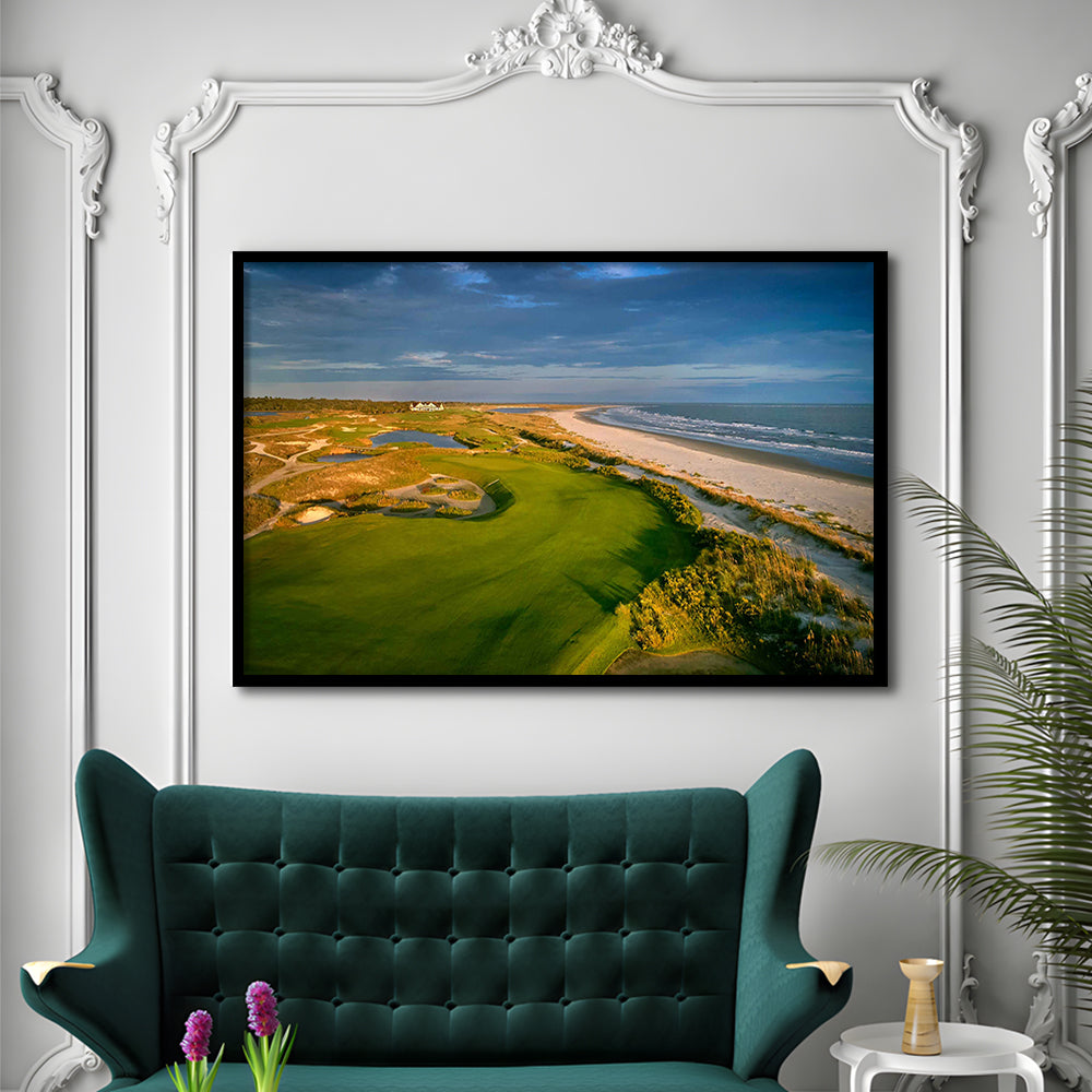 Kiawah Island Golf Resort Ocean Course, Kiawah Island, South Carolina 1, Framed Art Print Wall Decor, Picture Framed