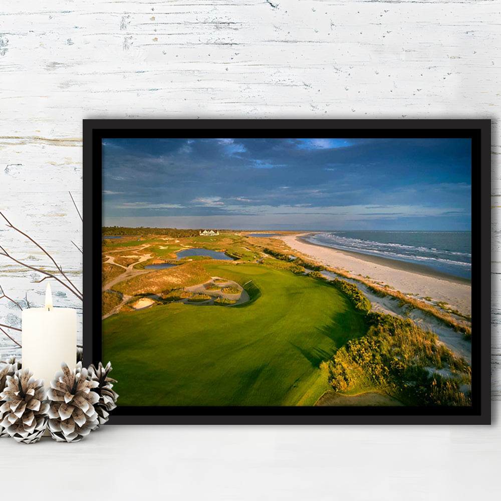 Kiawah Island Golf Resort Ocean Course, Kiawah Island, South Carolina 1, Floating Framed Canvas Print Wall Art